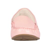Branded ladies patent leather slipper, rosé