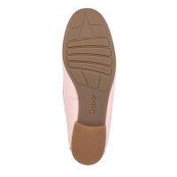 Branded ladies patent leather slipper, rosé