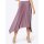 Asymmetric satin pleat skirt, mauve