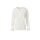 Long sleeve blouse with pleats, ecru
