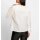 Long sleeve blouse with pleats, ecru