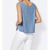 Top, jeansblau