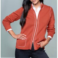 2-Wege-Reißverschluss-Strickjacke, terra