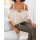 Designer-Carmenshirt m. Stickerei, ecru