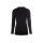 Wickel-Optik-Pullover m. Cut-Out, schwarz
