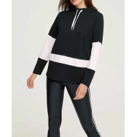 Sweatshirt, black-white
