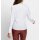 Langarm-Bluse mit Blüten-Applikation, weiß