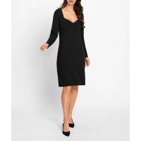 Strickkleid, schwarz