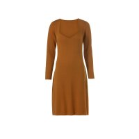 Strickkleid, cognac