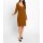 Knit dress, cognac