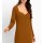Knit dress, cognac