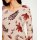 Designer-Druckpullover, beige-bunt