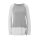 Designer-Pullover, grau-ecru