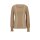 Designer-Pullover m. Spitze, camel-melange