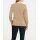 Designer-Pullover m. Spitze, camel-melange