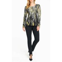 Cardigan, black-lime