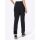 Bundfaltenhose m.Pailletten am Saum, schwarz
