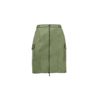 Suede imitation skirt, khaki