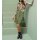 Suede imitation skirt, khaki