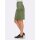 Suede imitation skirt, khaki