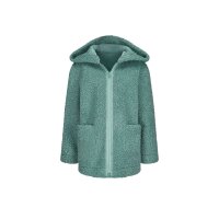 Lederimitat-Wendejacke m. Teddy-Fell, jade