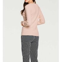 Sweater with silk, rose