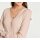 Sweater with silk, rose