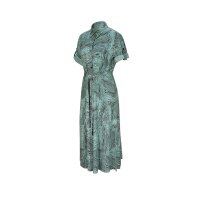 Print dress, sage-black