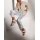 Stretchhose, hellblau-beige