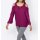 Blouse with cut-outs, fuchsia