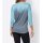 Feinstrickpullover, blau-grau