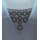 Feinstrickpullover, blau-grau