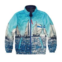 Marken-Herren-Wendejacke, navy