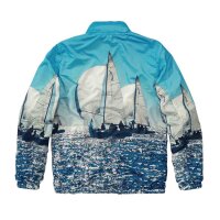 Marken-Herren-Wendejacke, navy