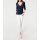 Stretchshirt in Wickel-Optik, marine