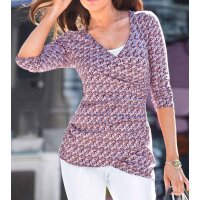Wickel-Longshirt, bunt