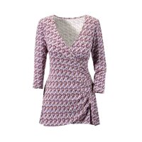 Wickel-Longshirt, bunt