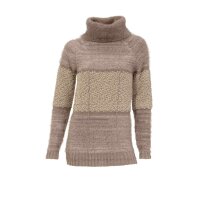 Kuschel-Rollkragenpullover, beige-taupe