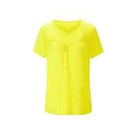 Designer-Shirt m. Raffung, limone