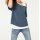 Designer shirt and top, blue-ecru