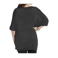 Marken-Plus-Size-Pullover m. Pailletten, anthrazit