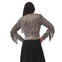 Marken-Lederimitatjacke, taupe