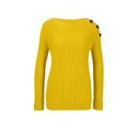 Knit sweater, yellow