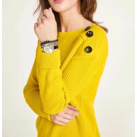 Sweter dzianinowy, żółty
