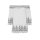 Designer-Carmenshirt m. Stickerei, ecru-schwarz