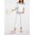 Designer-Carmenshirt m. Stickerei, ecru-schwarz