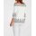 Designer-Carmenshirt m. Stickerei, ecru-schwarz