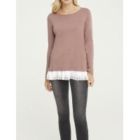 Two-in-one sweater, powder-white