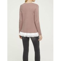Two-in-one sweater, powder-white