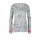 Designer-Druckpullover m. Strass, bunt
